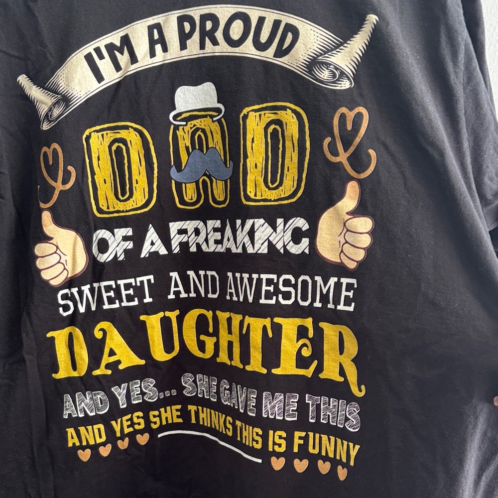 Port and Company Proud Dad Graphic Tee